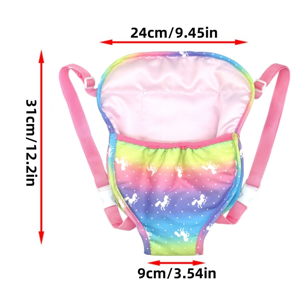 Doll Backpack for 43cm Baby Do - Baby Products Carry Bag ulasan dan harga