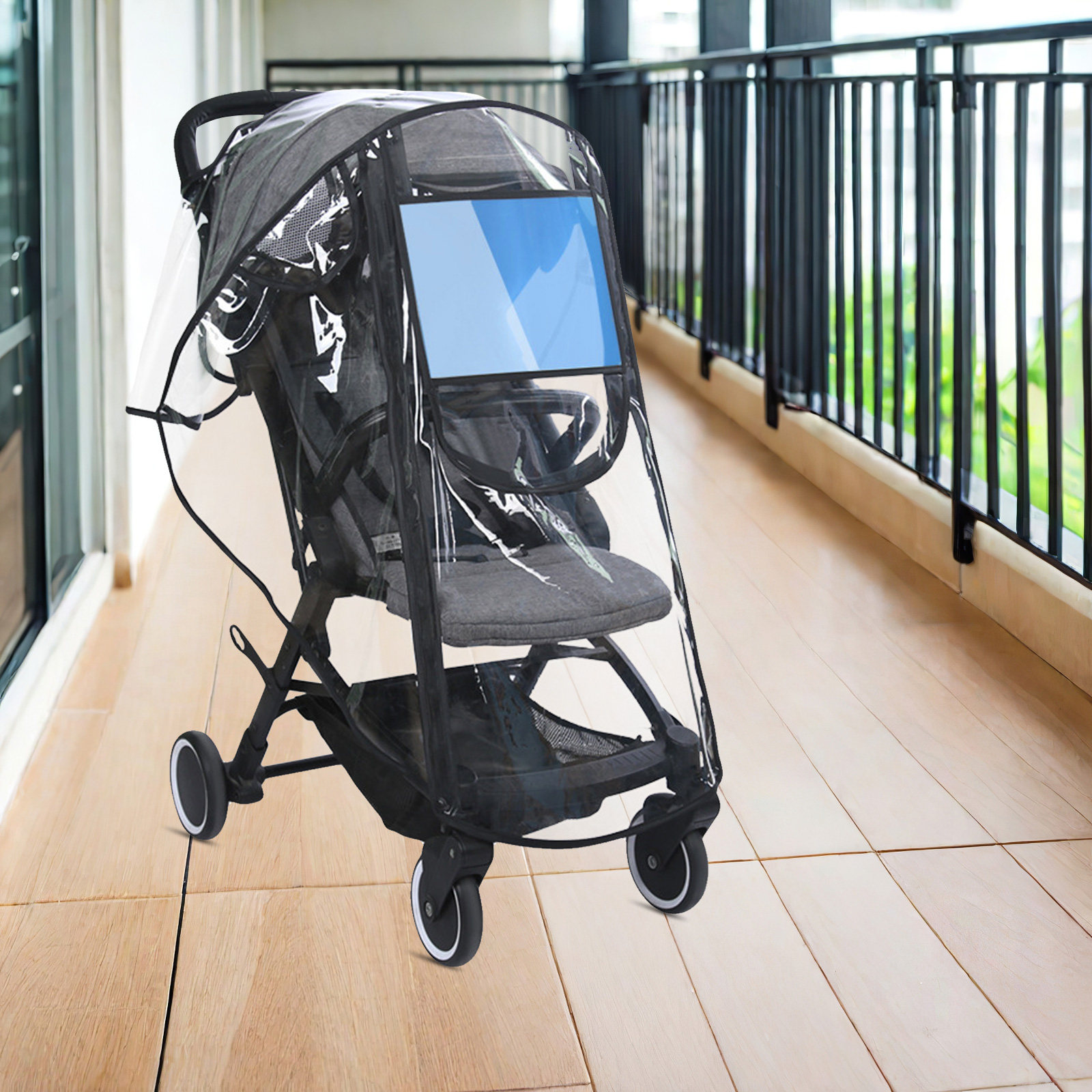 Clear Stroller Rain Cover Wate - Stroller Rain Cover ulasan dan harga