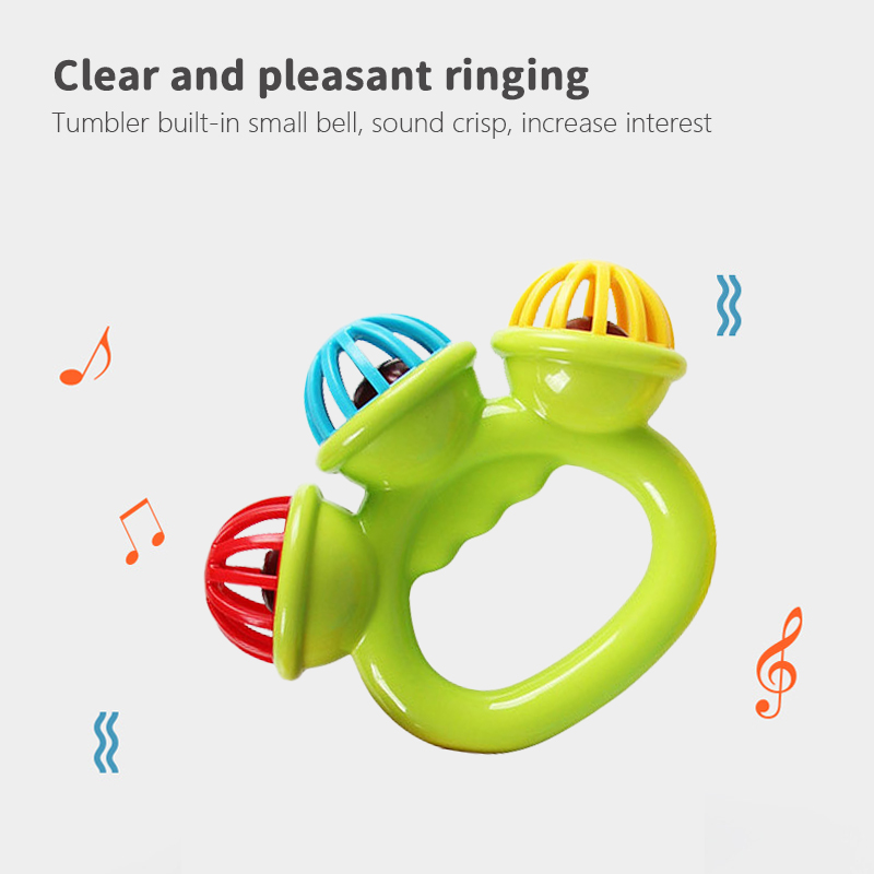 1-4PCS Baby Hand Rattle Ball T - Baby Rattle Toy Set ulasan dan harga