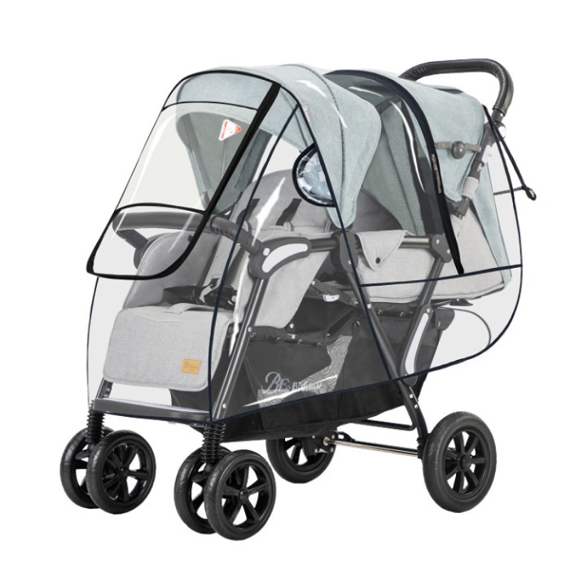 Twin Stroller Rain Cover Doubl - Stroller Rain Cover ulasan dan harga