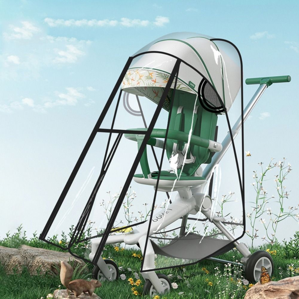 Transparent Baby Strollers Rai - Stroller Rain Cover ulasan dan harga