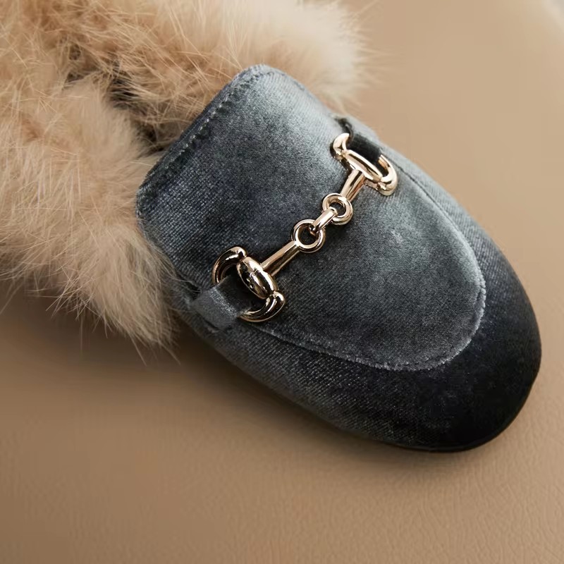 Winter Kids Fur Princess Shoes - Baby Products Brand ulasan dan harga
