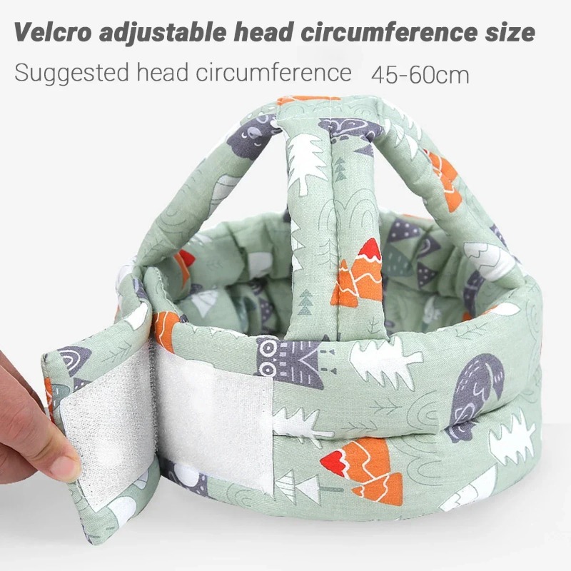 Toddler Anti Fall Helmet Adjus - Infant Head Protector ulasan dan harga