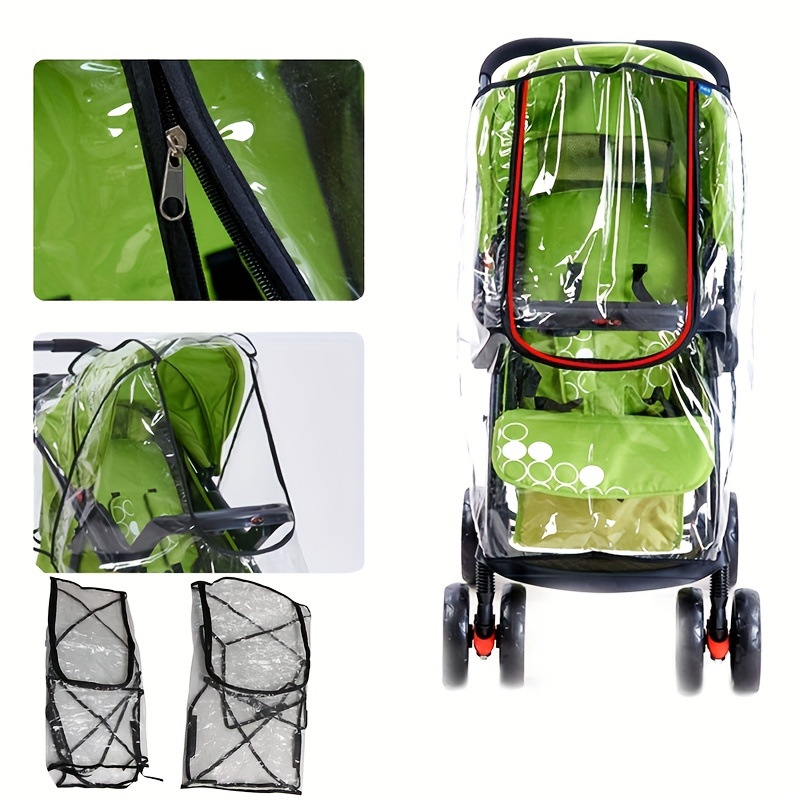 1pc Portable Universal Waterpr - Stroller Rain Cover ulasan dan harga