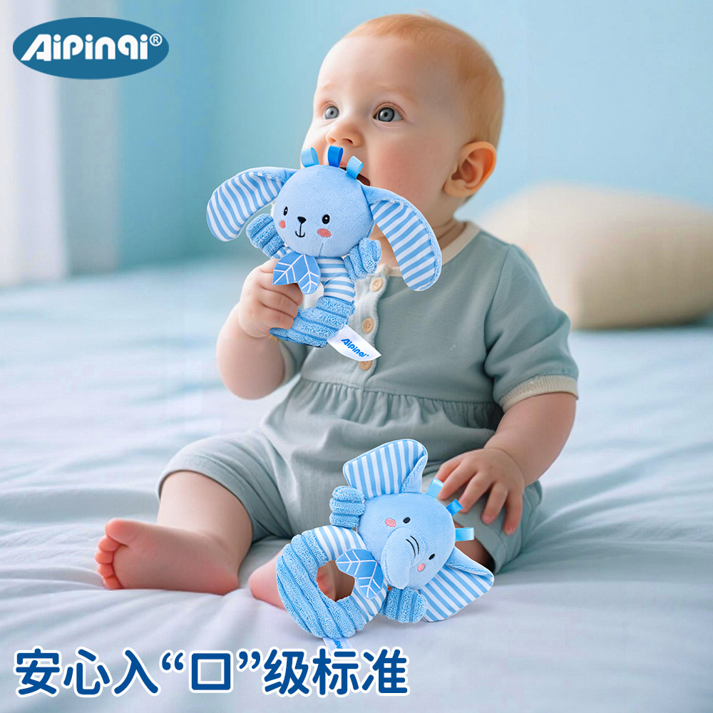 New Baby Rattle Toys Cartoon A - Baby Rattle Toy Set ulasan dan harga