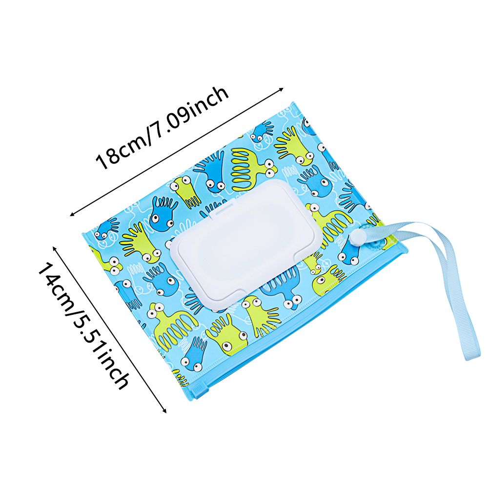 Portable Flip Cover Wet Wipes  - Baby Products Carry Bag ulasan dan harga