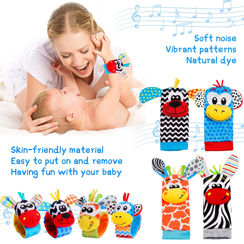 Baby Socks Rattle Toys for Bab - Baby Rattle Toy Set ulasan dan harga