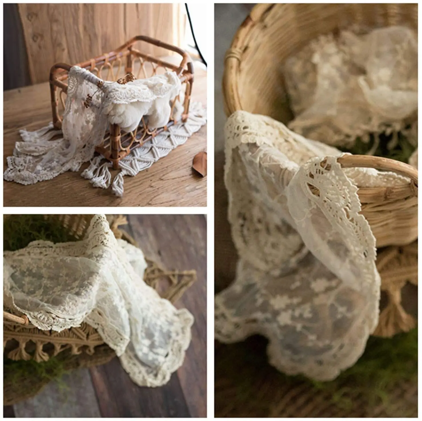Newborn Photography Prop Lace  - Baby Products Photoshoot ulasan dan harga
