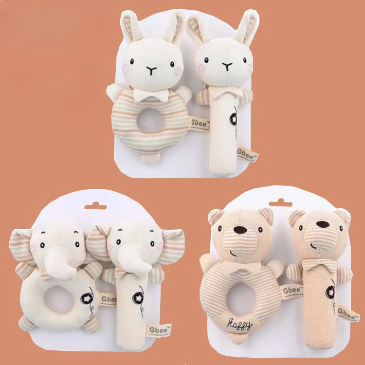 Baby Rattles Soft Cartoon Cute - Baby Rattle Toy Set ulasan dan harga