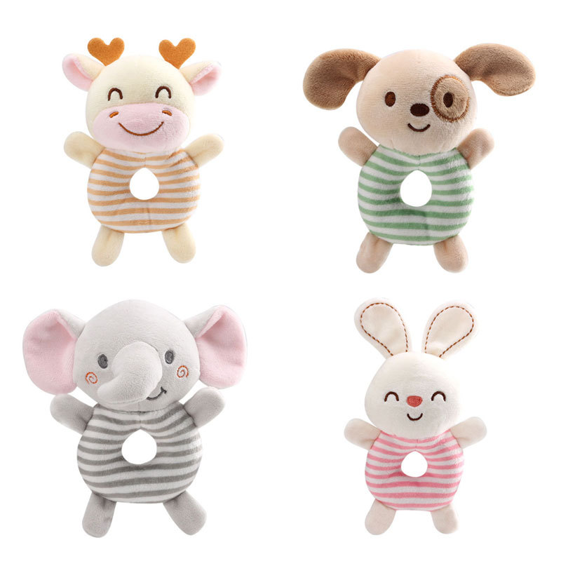 New Baby Rattle Toys Cartoon A - Baby Rattle Toy Set ulasan dan harga