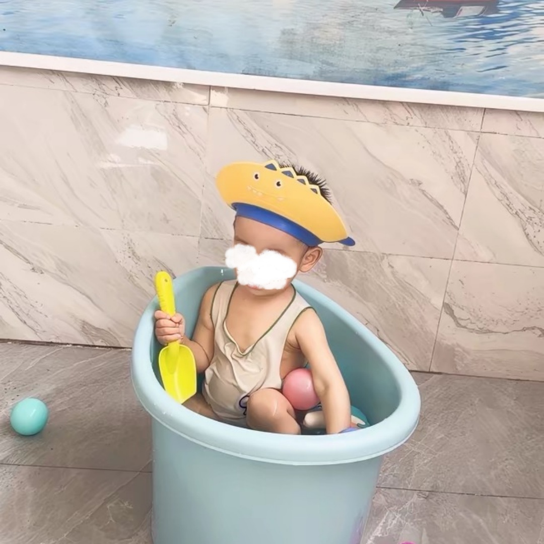 Baby Silicone Hair Wash Cap Wa - Infant Head Protector ulasan dan harga