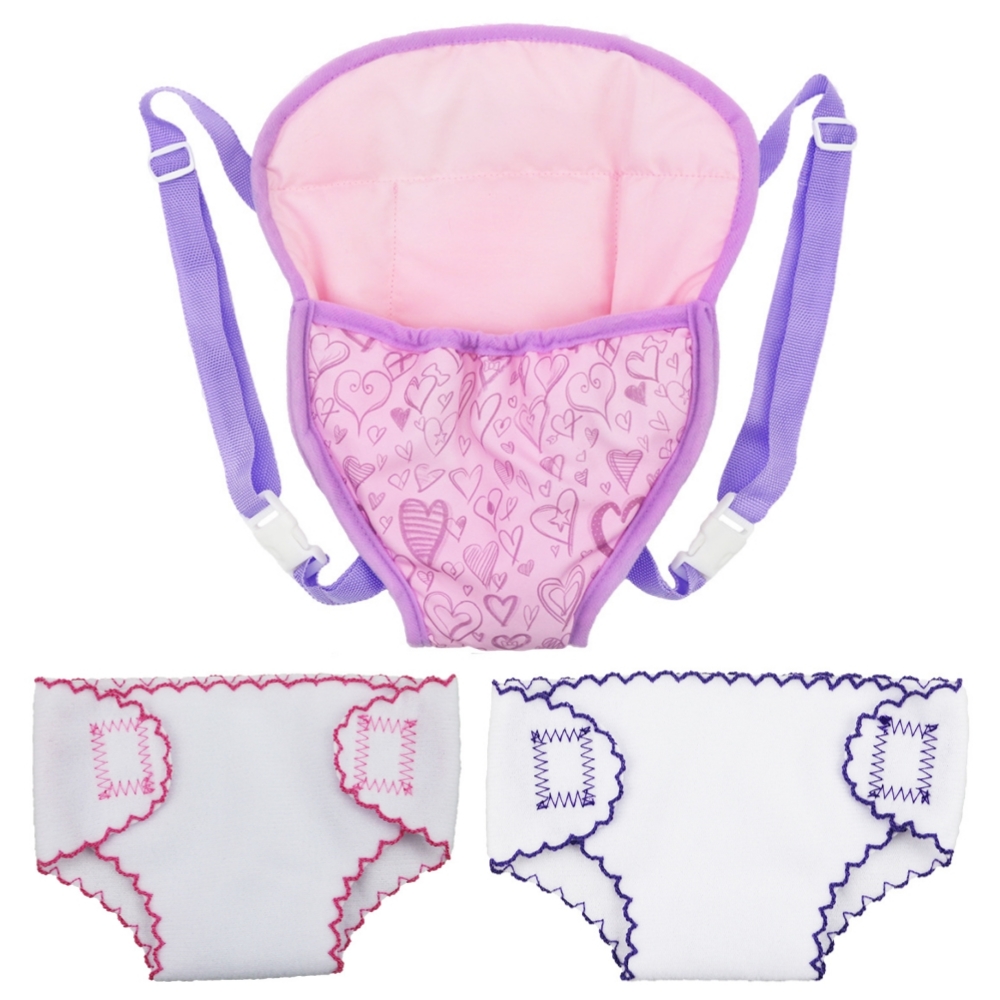 2pcs Doll Diaper Underwear and - Baby Products Carry Bag ulasan dan harga
